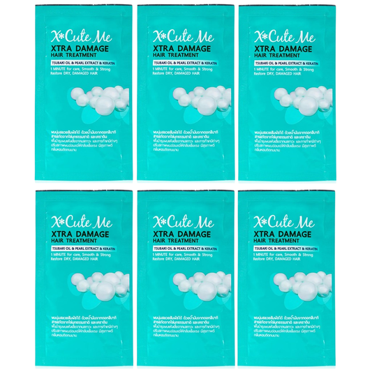 Xcuteme - Xtra Damage Hair Pearl Treatment 30ml. (Pack of 6)