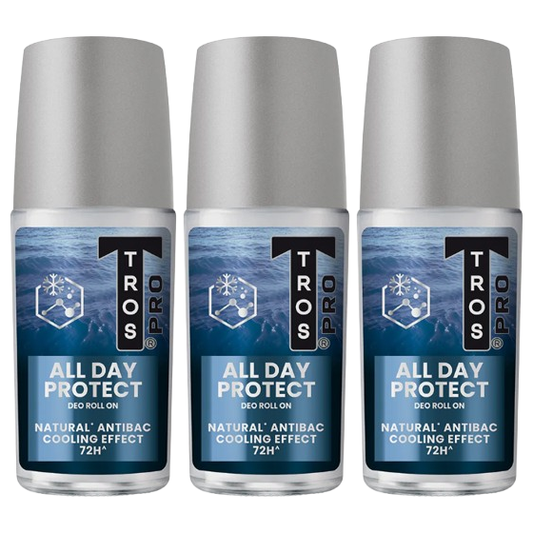 TROS - Pro Deo Roll On All Day Protect Blue 45ml. (Pack of 3)