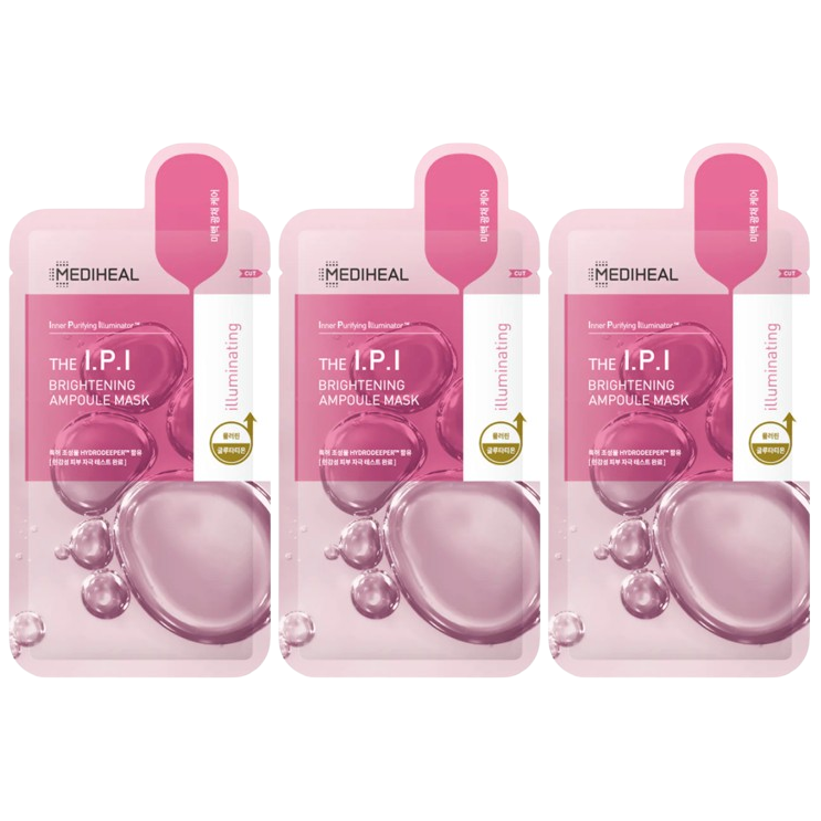 Mediheal - The I.P.I Brightening Ampoule Mask 25ml. (Pack of 3)