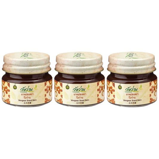 Wangwan Brand - Plai Oil Balm 30g. (Pack of 3)