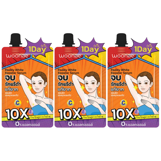Woonae - Reddy White Booster Serum 30g. (Pack of 3)