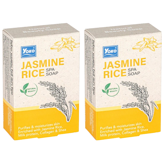 Yoko - Jasmine Rice Spa Soap 90g. (Pack of 2)