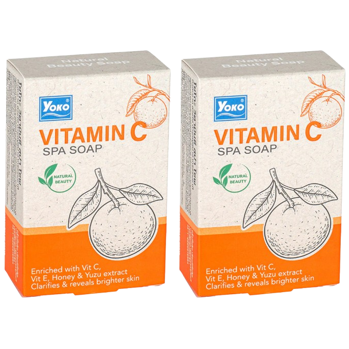 Yoko - Vitamin C Spa Soap 90g. (Pack of 2)