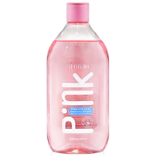 Shiroi - Pink Hya Acid Whitening Shower Glycolic Acid 3% Serum 280ml.