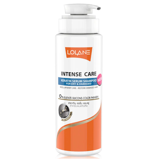 Lolane - Intense Care Keratin Serum Shampoo For Dry & Damaged 400ml.