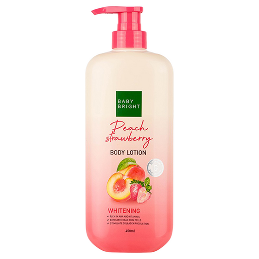 Baby Bright - Peach Strawberry Body Lotion 450ml.