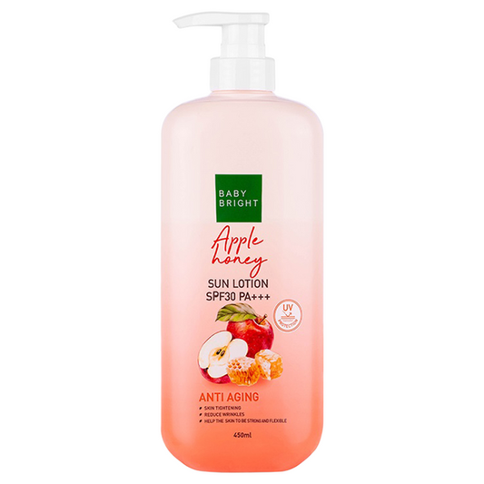 Baby Bright - Apple Honey Sun Lotion SPF30 PA+++ 450ml.