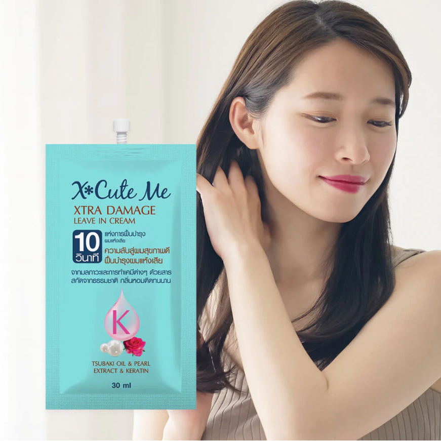 Xcuteme - Xtra Damage Leave In Hair Cream 30ml. (Pack of 6)