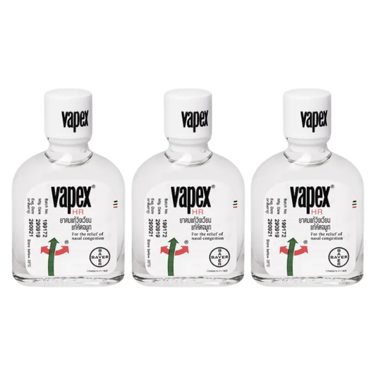 Vapex - Nasal Inhaler 14 ml - Yadom (Pack of 3) - Made in Thailand