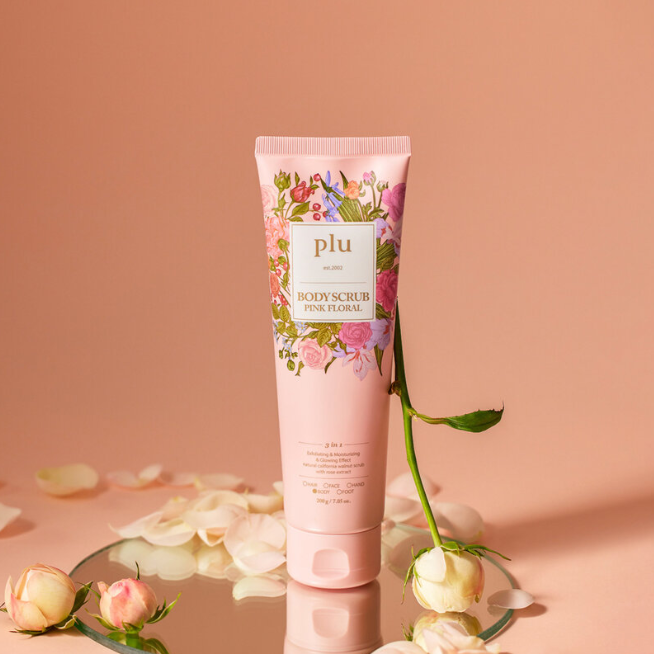 Plu - Body Scrub Pink Floral 200g.
