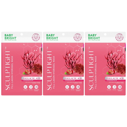 Baby Bright - Sculptight Fill-lagen Hydrogel Mask 20g. (Pack of 3)