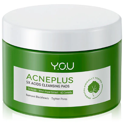 Y.O.U - Acneplus 5X Acids Cleansing Pads (30 pieces)
