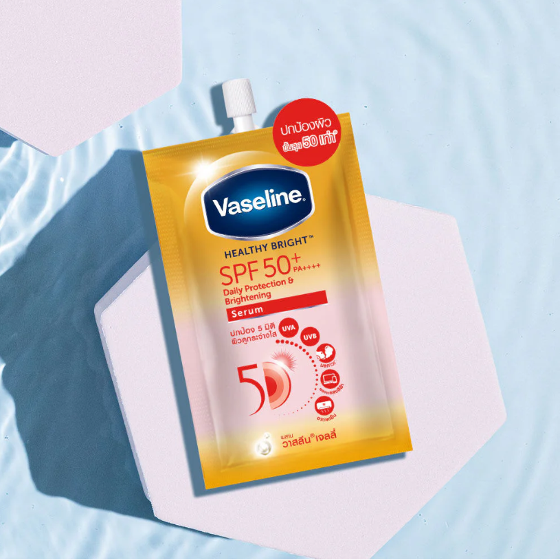 Vaseline - Healthy Bright Serum SPF50 PA+++ Sun + Pollution Protection 30ml. (Pack of 3)