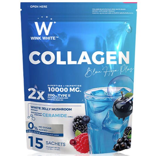 WinkWhite - Collagen Blue Hya Plus 12g. (15 Sachets)