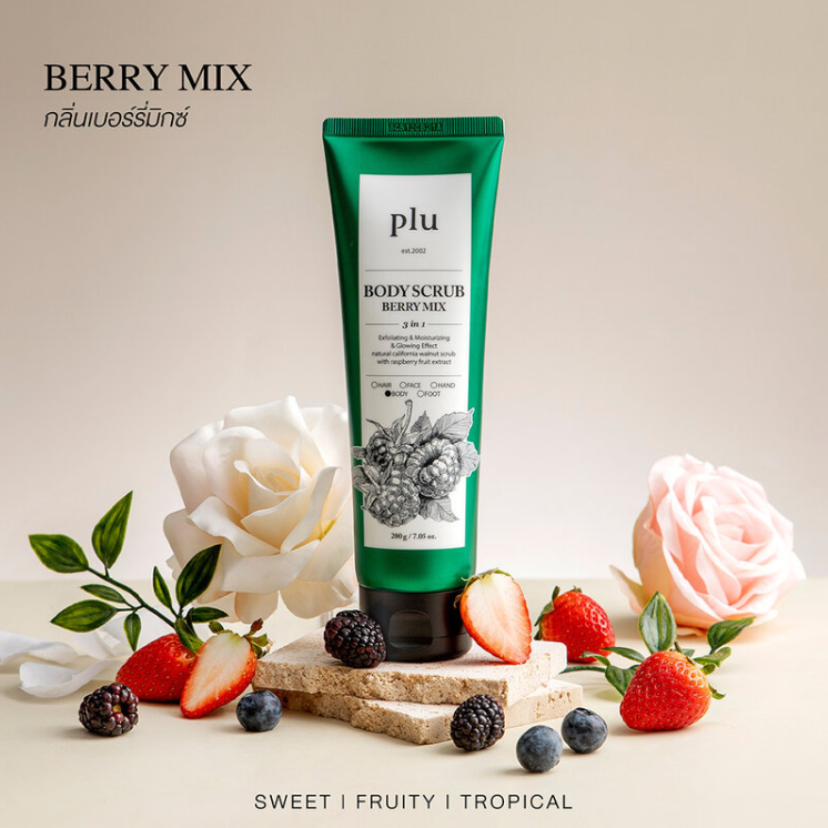 Plu - Body Scrub Berry Mix 200g.