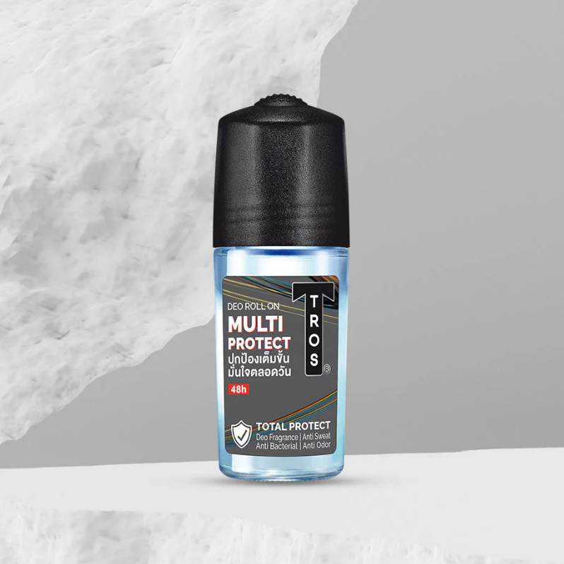 TROS - Deo Roll On Multi Protect 3D 45ml. (Pack of 3)