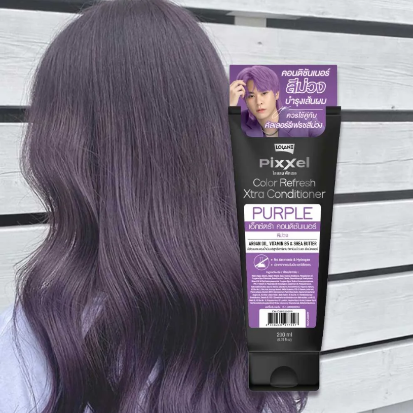 Lolane - Pixxel Color Refresh Xtra Conditioner - Purple 200ml.