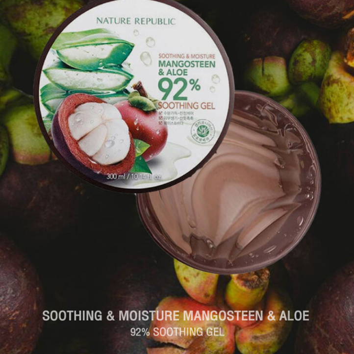 Nature Republic - Aloe Mangosteen 92% Soothing Gel 300ml.