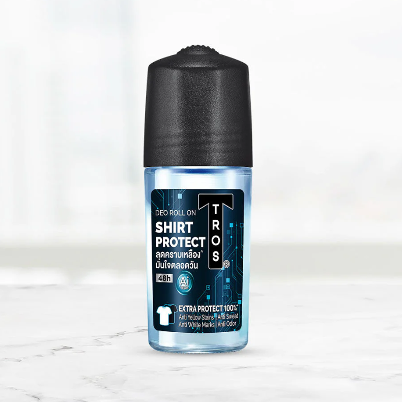 TROS - AI Shirt Protection Deo Roll On 45ml. (Pack of 3)