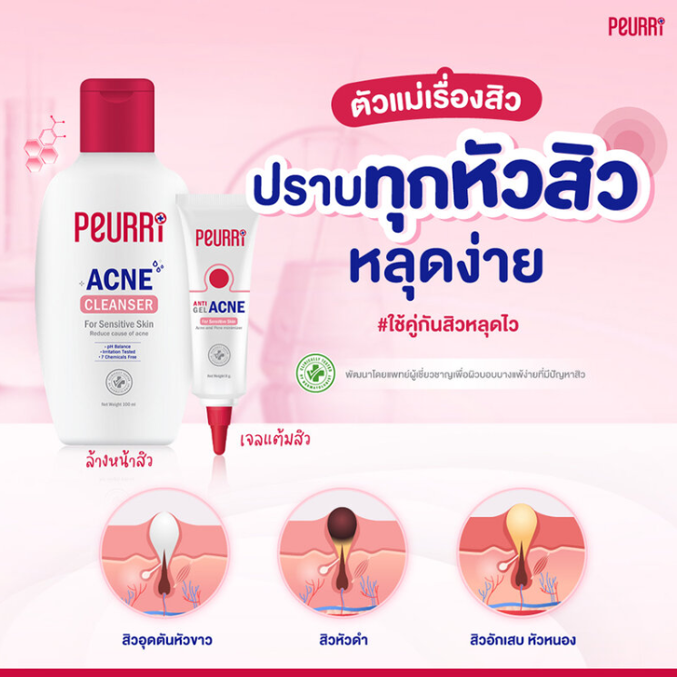 Peurri - Rapid All Acne Clear Gel 8g.