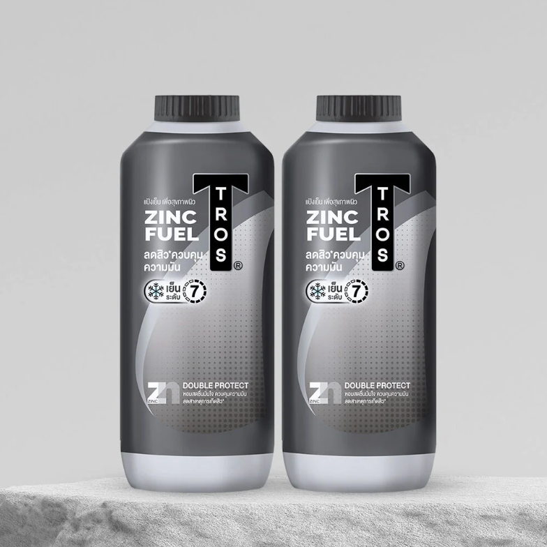 TROS - Zinc Fuel Cooling Talcum 260ml. (Pack of 2)