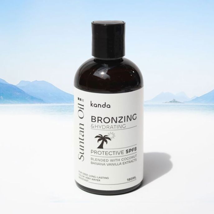 Kanda - Suntan Oil Protective SPF8 180ml.