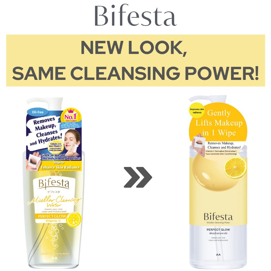 Bifesta - Micellar Cleansing Water Perfect Glow 400ml.
