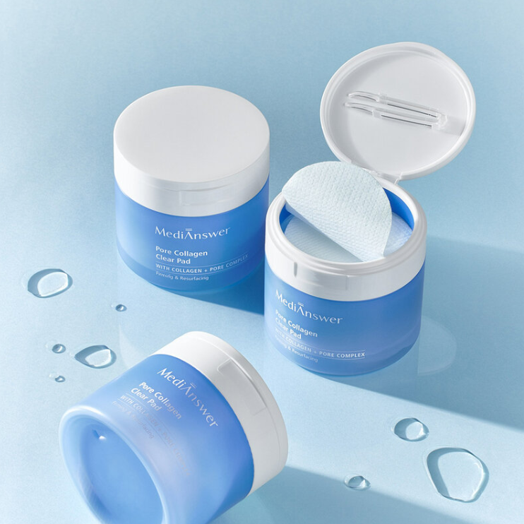 MediAnswer - Pore Collagen Clear Pad 140ml. (80 Pads)