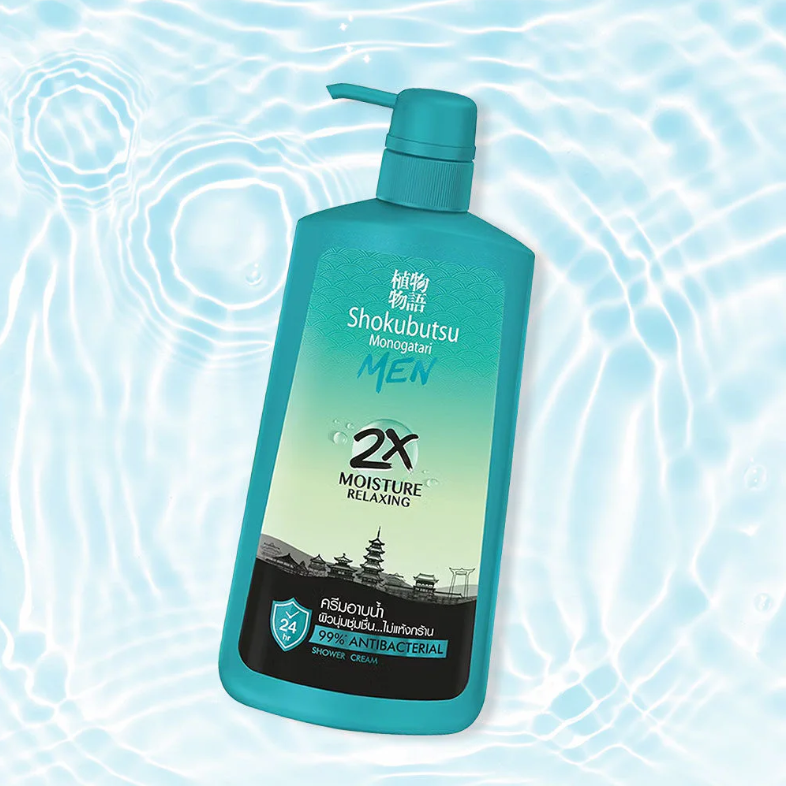 Shokubutsu - Monogatari For Men Moisture Relaxing Shower Cream 450ml.