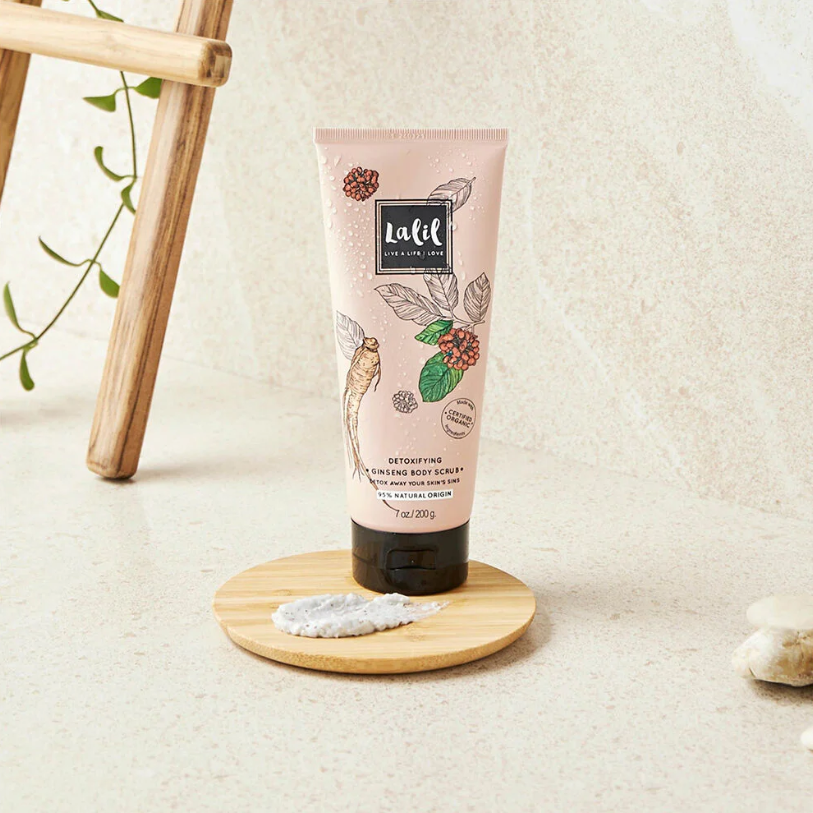 Lalil - Detoxifying Ginseng Body Scrub 200g.