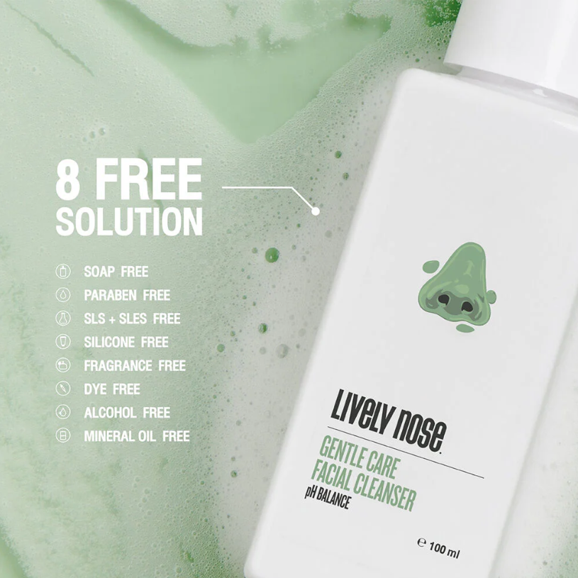 Nakiz - Lively Nose Gentle Care Facial Cleanser 100ml.