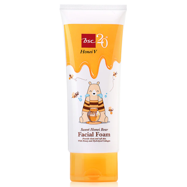 BSC - Honei V, Sweet Honei Bear Facial Foam 100g.