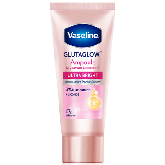 Vaseline - GlutaGlow Ampoule Dry Serum Deodorant, Ultra Bright 45ml.