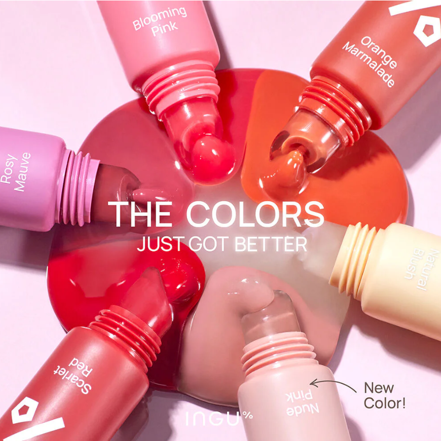 INGU - Skin Nio-Glow Tripeptide Balm SPF50+ PA++++, Scarlet Red 10ml.
