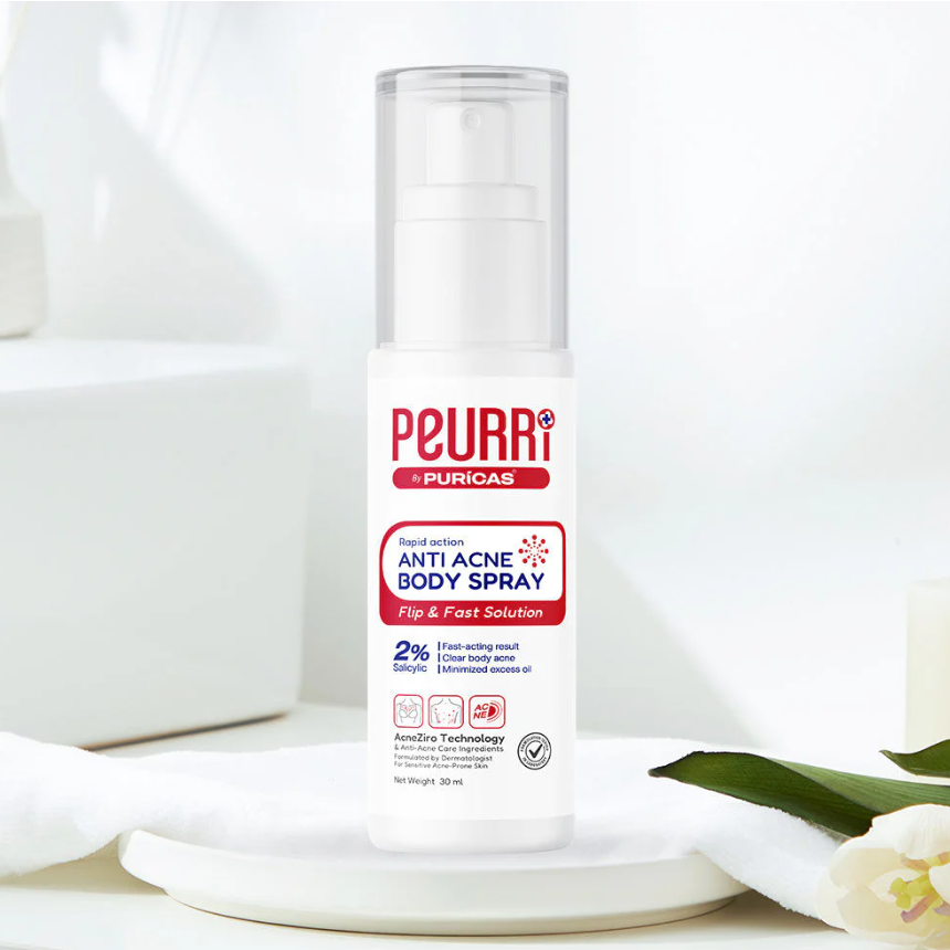 Peurri - By Puricas Anti Acne Body Spray 30ml.