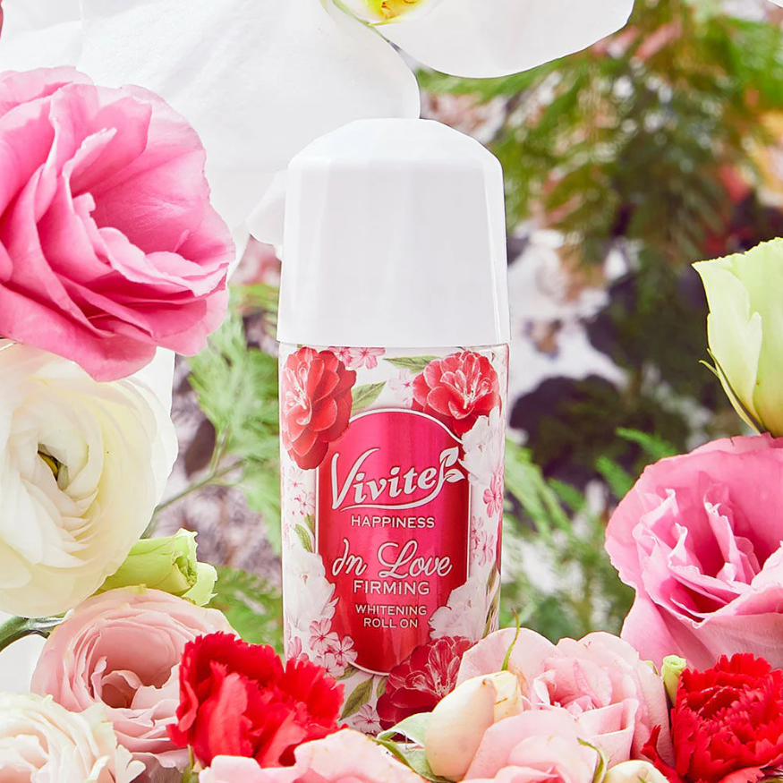 Vivite - Happiness In Love Firming Whitening Roll On 40ml. (Pack of 2)