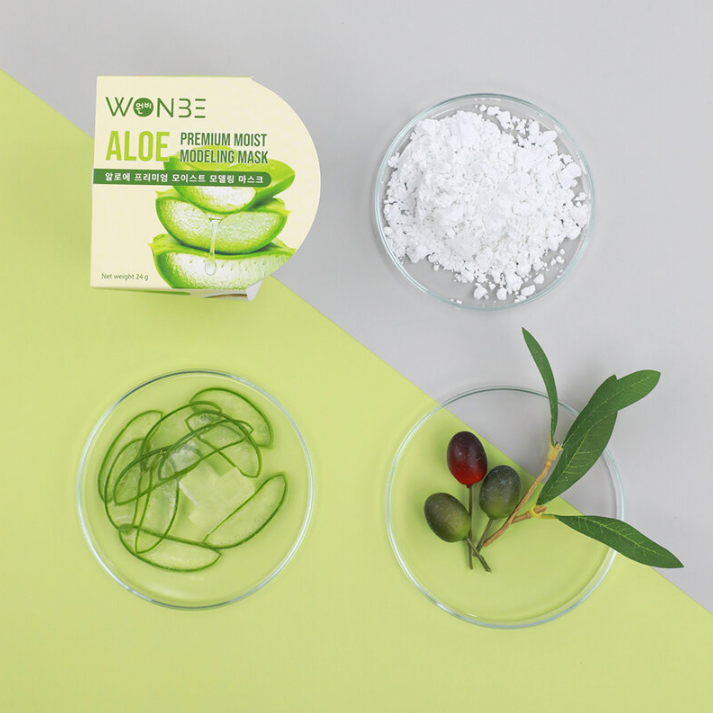 WONBE - Aloe Premium Moist Modeling Mask 24g. (Pack of 3)