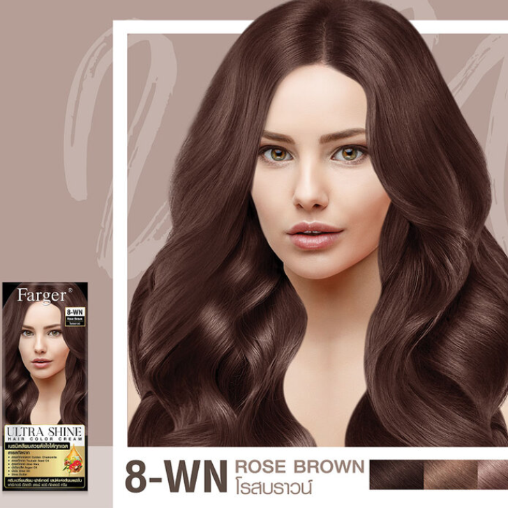 Farger - 8-WN - Rose Brown, Ultra Shine Color Cream 100g.
