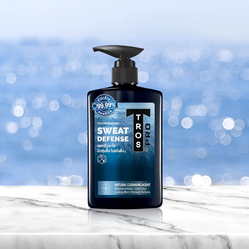 TROS - Blue Pro Sweat Defense Deo Shower Gel 450ml.
