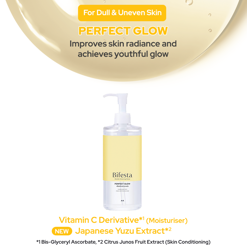 Bifesta - Micellar Cleansing Water Perfect Glow 400ml.