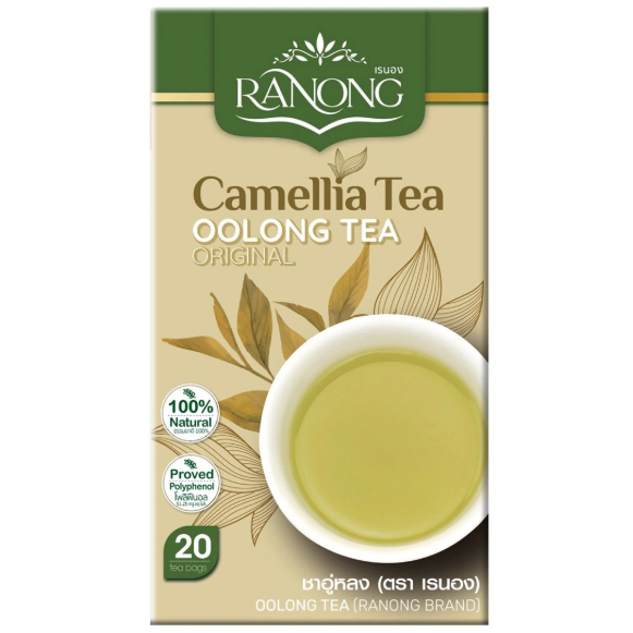 Ranong - Camellia Tea Oolong Tea Original 30g. (20 Tea Bags)