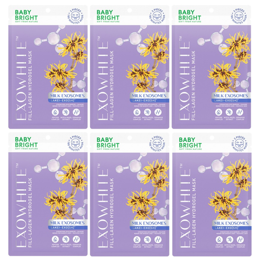 Baby Bright - Exowhite Fill-lagen Hydrogel Mask 20g. (Pack of 6)
