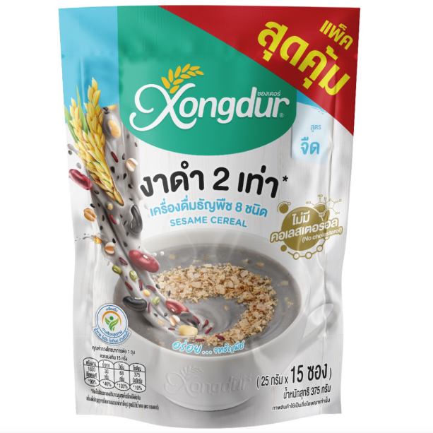 Xongdur - Instant Cereal With Black Sesame Original 375g.