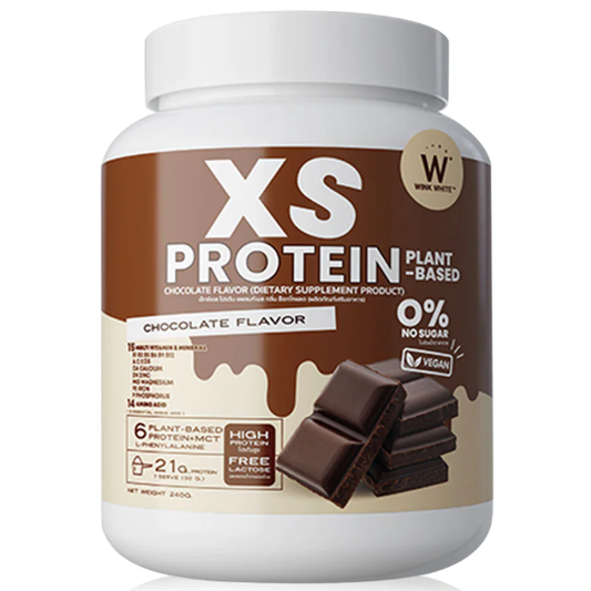 WinkWhite - XS Protein Plant-Based Chocolate Flavor 240g.