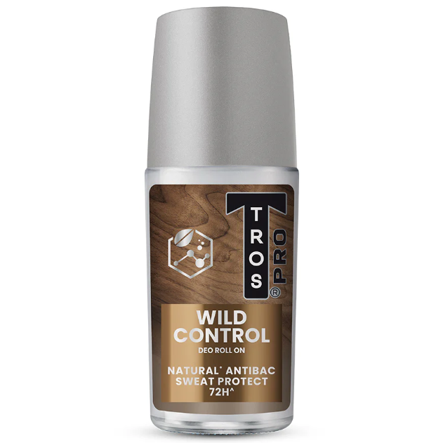 TROS - Pro Deo Roll On Wild Control Brown 45ml. (Pack of 3)