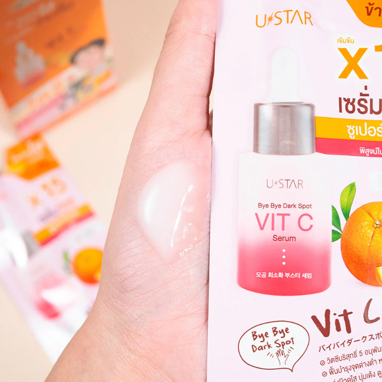 U-Star - Bye Bye Dark Spot Vit C Serum 8g. (Pack of 3)