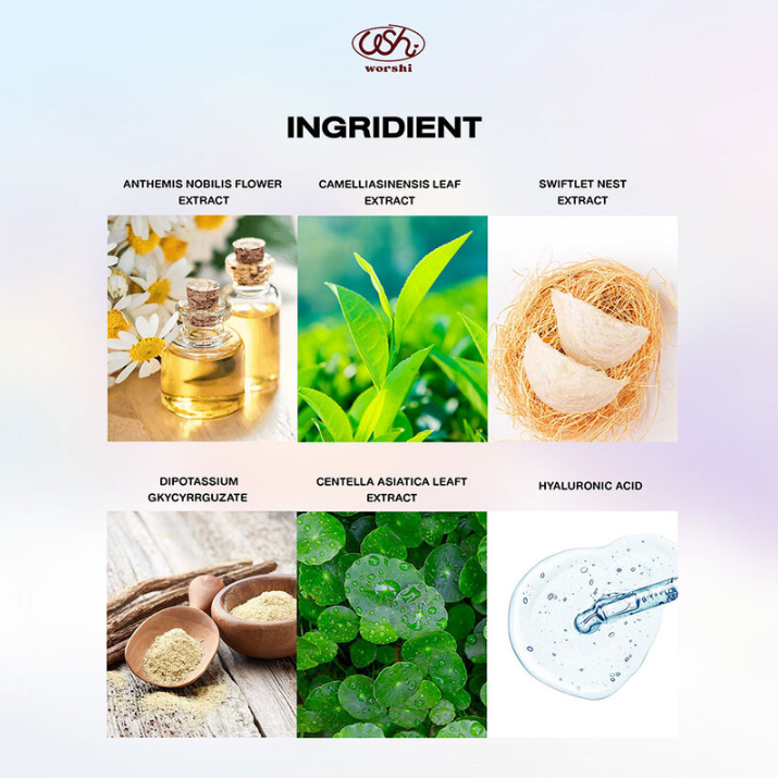 Worshi - Angel The Healing Facial Mask Hyaluron 35g. (Box of 5 Sheets)