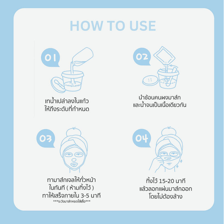 WONBE - Ice & Cool Premium Refreshing Modeling Mask 24g. (Pack of 3)