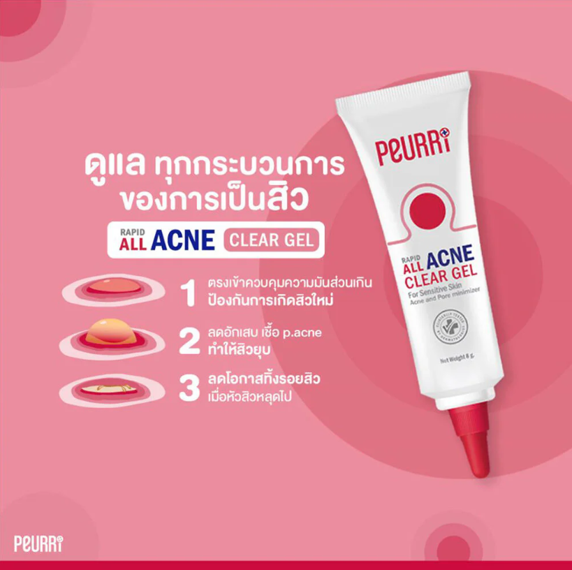 Peurri - Rapid All Acne Clear Gel 8g.