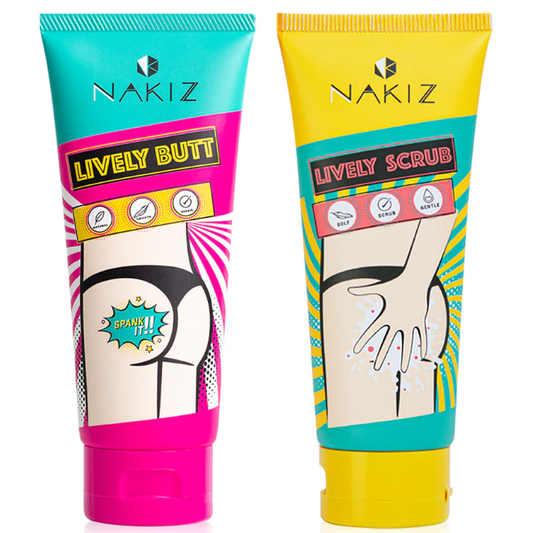 Nakiz - Set 2 Item Lively Butt 100ml. + Nakiz Lively Scrub 100g.